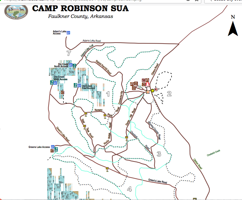 Camp Robinson State Wildlife Park has hiking trails galore, do what makes you happy!