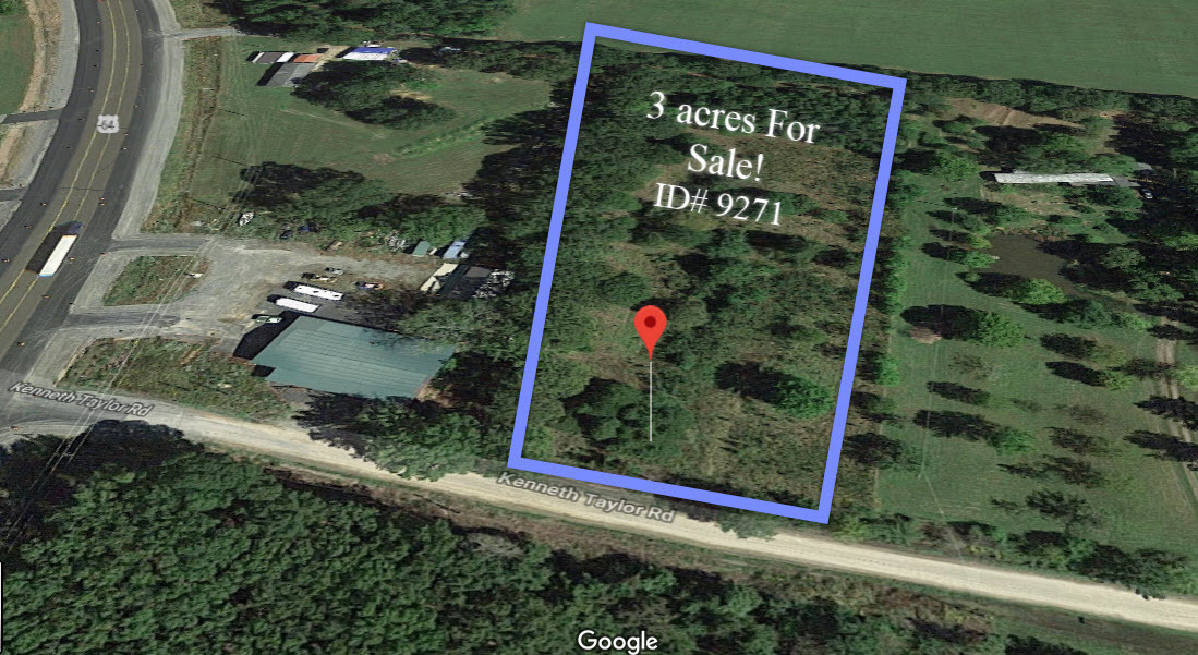 3 acres Clear Land Surrounded by Privacy Trees No Restrictions!